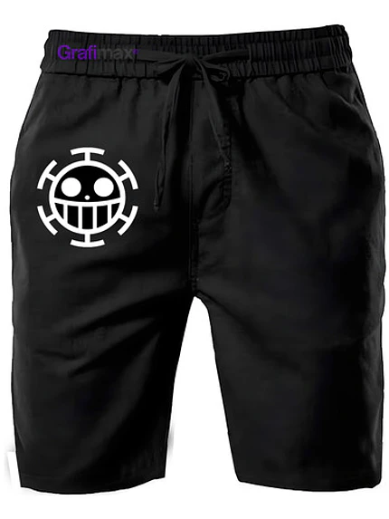 Shorts Pantalón De Buzo Hombre Algodón One Piece Grafimax 2
