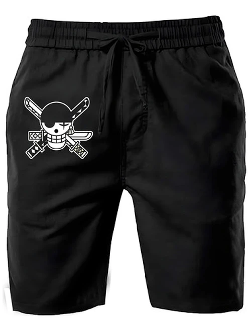 Shorts Pantalón De Buzo Hombre Algodón One Piece Grafimax 3
