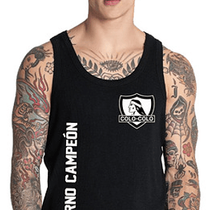 Polera Musculosa Sin Mangas Colo Colo Grafimax