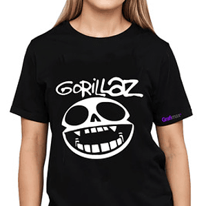 Polera Mujer Oversize Gorillaz MÃºsica Grafimax