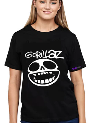 Polera Mujer Oversize Gorillaz MÃºsica Grafimax