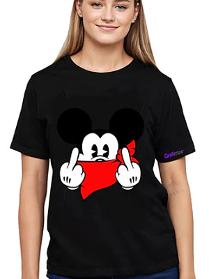 Polera Mujer Oversize Mickey PaÃ±uelo Grafimax