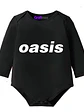 Body bebé Pilucho Oasis Rock Música Negro Grafimax - Miniatura 1