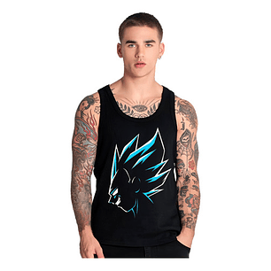 Polera Musculosa Sin Manga Vegeta Anime Dragon Ball Grafimax