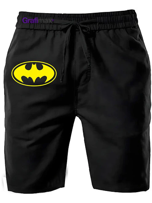 Shorts Pantalón De Buzo Hombre Algodón Batman Grafimax 1