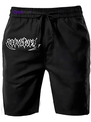 Shorts Pantalón De Buzo Hombre Algodón Sepultura Míºsica Grafimax