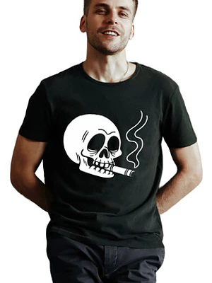 Polera Calavera Smoking Skull Urban Grafimax