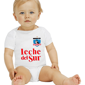 Body Bebé Manga Corta Leche Del Sur Colo Colo Grafimax