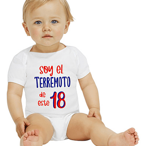 Body bebé Manga Corta Soy El Terremoto Del 18 Grafimax