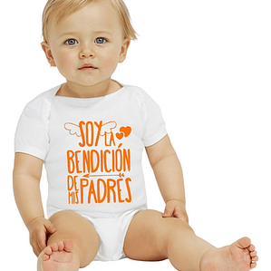 Body Bebé Manga Corta La Bendición De Mis Padres Grafimax
