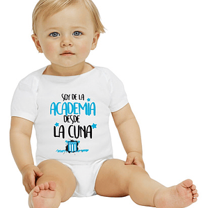 Body Bebé Manga Corta De La Academia Desde La Cuna Grafimax