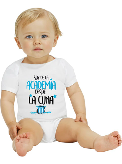 Body Bebé Manga Corta De La Academia Desde La Cuna Grafimax 1