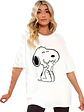 Polera Oversize Snoopy Risitas Caricaturas Mujer Grafimax - Miniatura 1