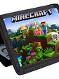 Billetera Tarjetero Minecraft Videojuegos Velcro Unisex - Miniatura 1