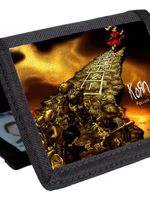Billetera Tarjetero Míºsica Korn Rock Metal Velcro Unisex