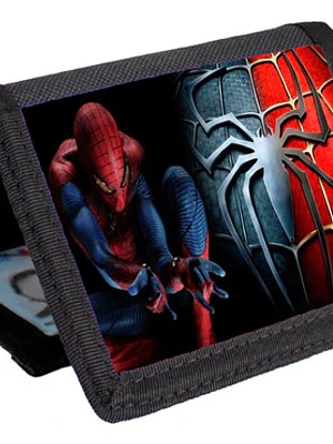 Billetera Tarjetero Superhéroe Spiderman Velcro Unisex