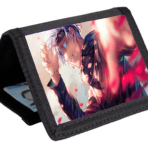 Billetera Tarjetero Anime Gojo Jujutsu Kaisen Velcro Unisex