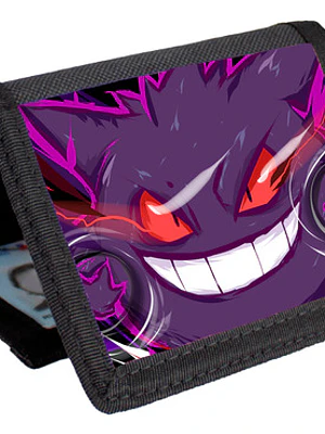Billetera Tarjetero Anime Gengar Pokemon Velcro Unisex