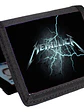 Billetera Tarjetero Míºsica Metallica Diseños Velcro Unisex - Miniatura 1