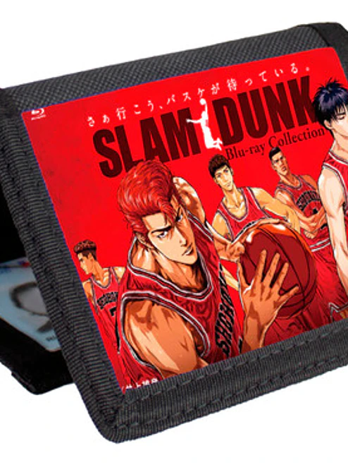 Billetera Tarjetero Anime Slam Dunk Velcro Unisex 1