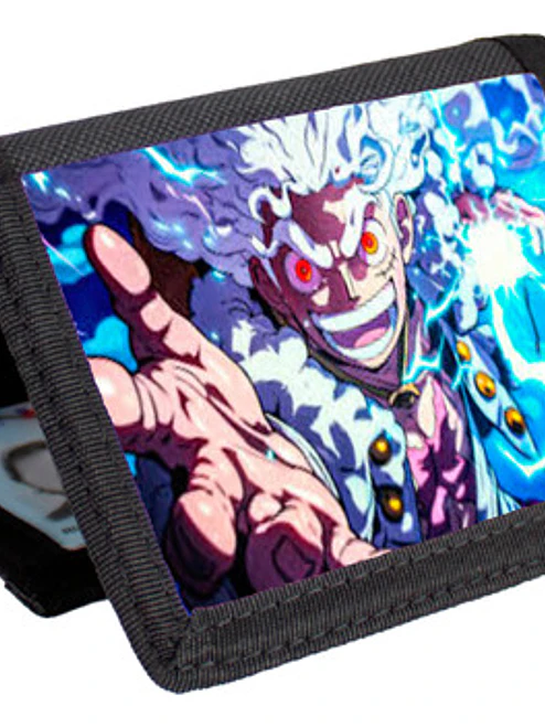 Billetera Tarjetero Anime One Piece Diseños Velcro Unisex 13