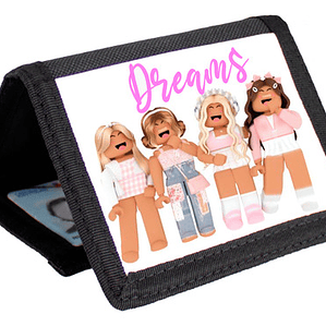 Billetera Tarjetero Roblox Dreams Velcro Unisex