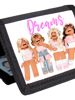 Billetera Tarjetero Roblox Dreams Velcro Unisex