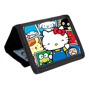 Billetera Tarjetero Hello Kitty Personajes Velcro Unisex