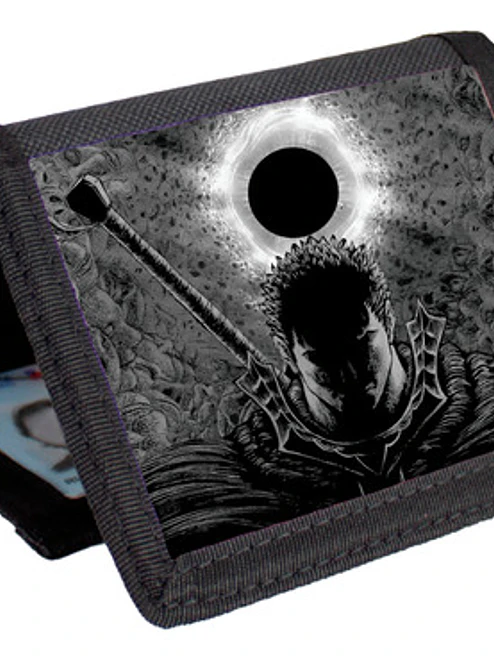 Billetera Tarjetero Anime Berserk Manga Velcro Unisex 1