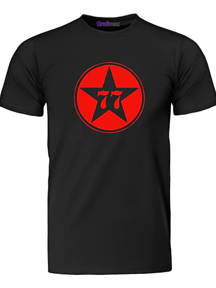 Polera Algodón Attaque 77 Banda Míºsica Rock Grafimax 1