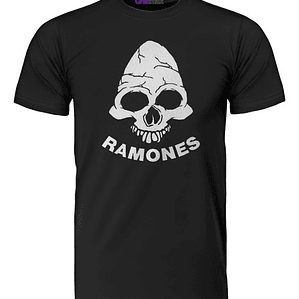 Polera The Ramones Skull Punk Rock Míºsica Grafimax