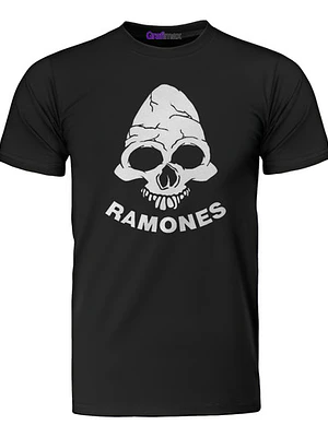 Polera The Ramones Skull Punk Rock Míºsica Grafimax
