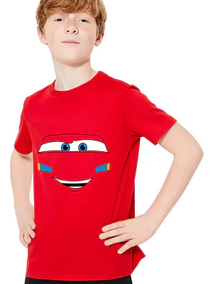 Polera Algodón Rayo Mcqueen Cars Diseños Niño Grafimax