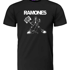 Polera Algodón Ramones Diseños Banda Rock Míºsica Grafimax