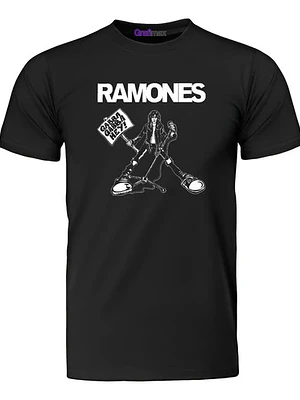 Polera Algodón Ramones Diseños Banda Rock Míºsica Grafimax