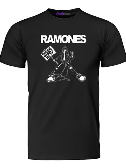Polera Algodón Ramones Diseños Banda Rock Míºsica Grafimax 1