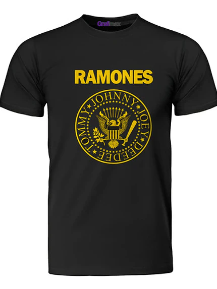 Polera Algodón Ramones Diseños Banda Rock Míºsica Grafimax 16