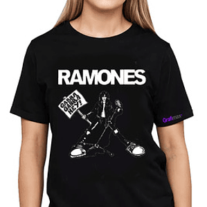 Polera Oversize Ramones DiseÃ±os Banda Rock Mujer Grafimax