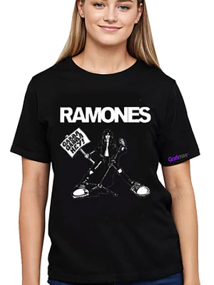 Polera Oversize Ramones DiseÃ±os Banda Rock Mujer Grafimax