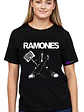 Polera Oversize Ramones DiseÃ±os Banda Rock Mujer Grafimax - Miniatura 1