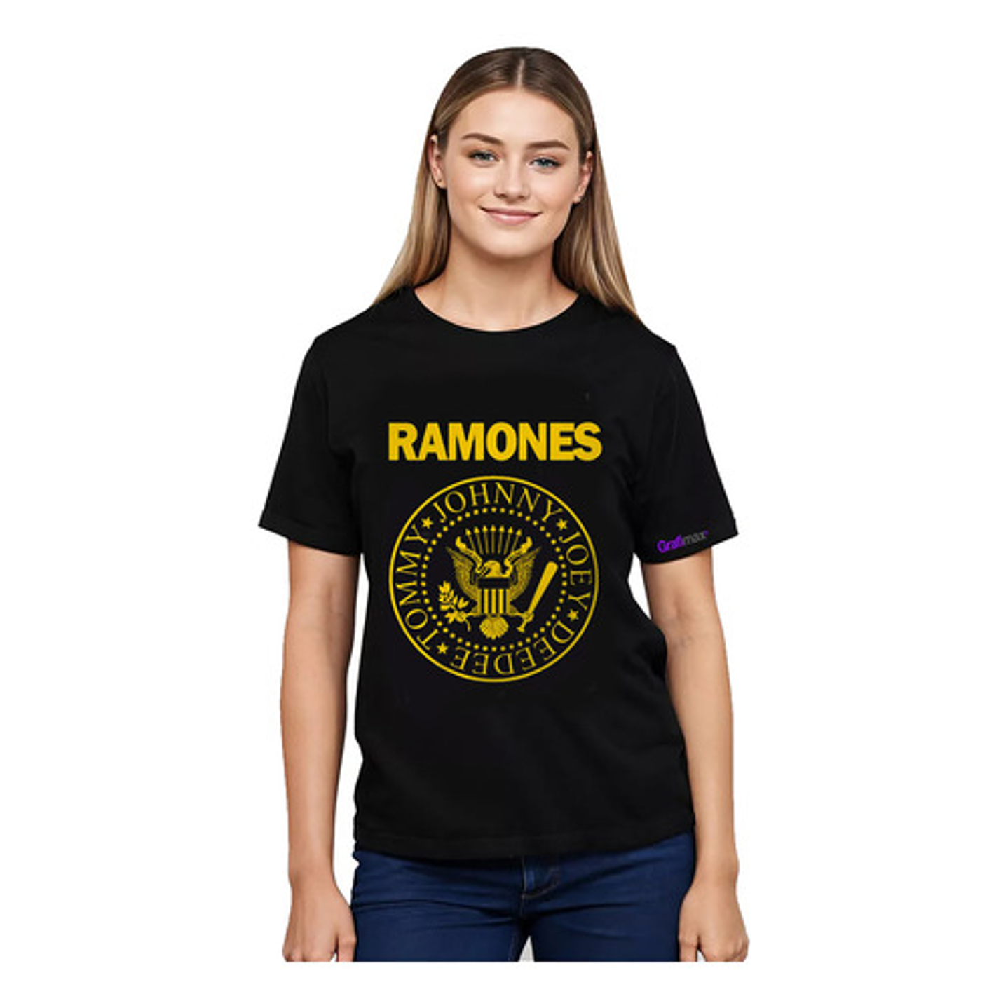 Polera Oversize Ramones Diseños Banda Rock Mujer Grafimax 16