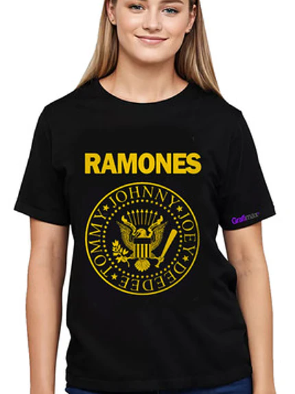 Polera Oversize Ramones DiseÃ±os Banda Rock Mujer Grafimax 16