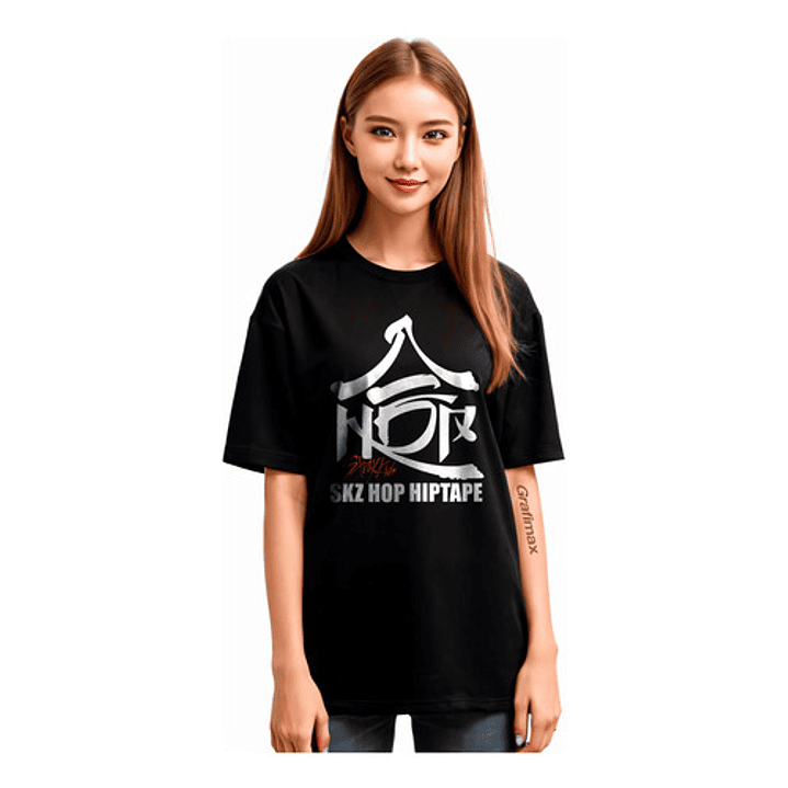 Polera Stray Kids Hop Nuevo Album Skz K-pop Música Grafimax 1