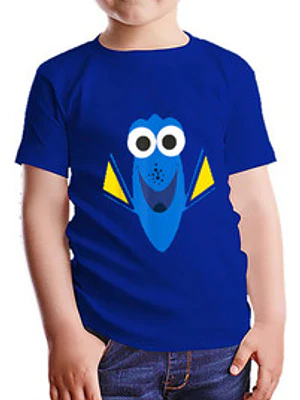 Polera Algodón Buscando A Dory Azul Niño Grafimax