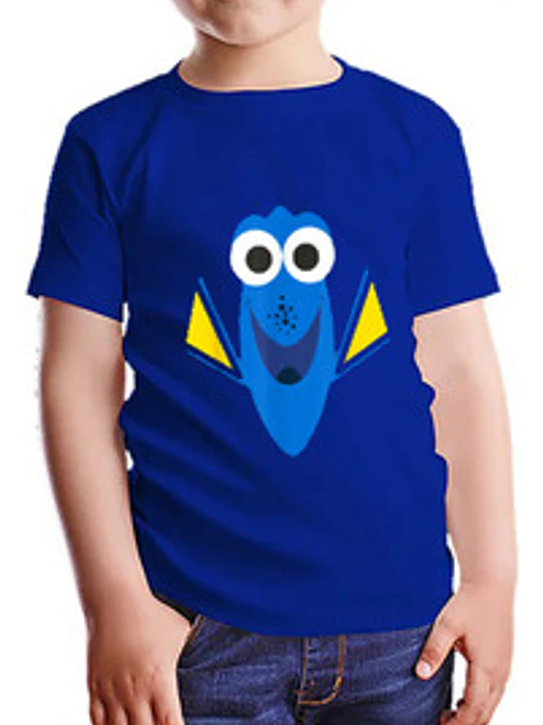Polera Algodón Buscando A Dory Azul Niño Grafimax 1