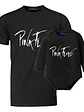 Pack Polera Papá E Hijo Rock Metal Pink Floyd -Grafimax - Miniatura 1