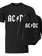 Pack Polera Papá E Hijo Rock Metal Acdc Hombre Niño - Grafimax - Miniatura 1