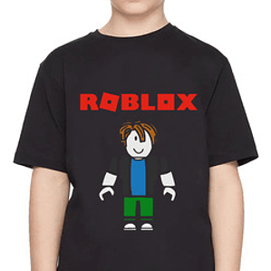 Polera Algodón Roblox Diseños Videojuegos Niño_Grafimax