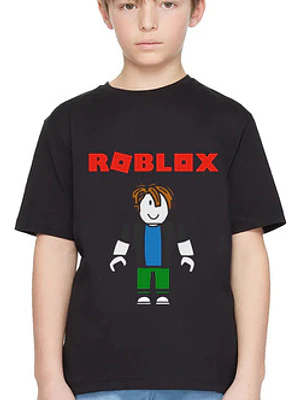 Polera Algodón Roblox Diseños Videojuegos Niño_Grafimax