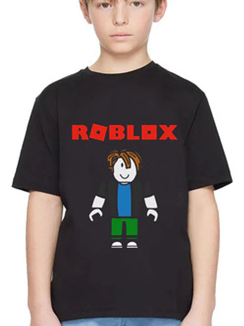 Polera Algodón Roblox Diseños Videojuegos Niño_Grafimax 1